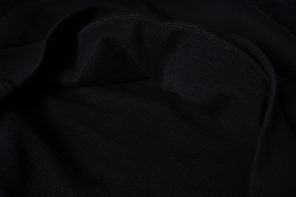 Ultra Heavy Black Hoodie 500GSM