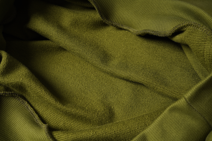 Ultra Heavy Olive Green Hoodie 500GSM
