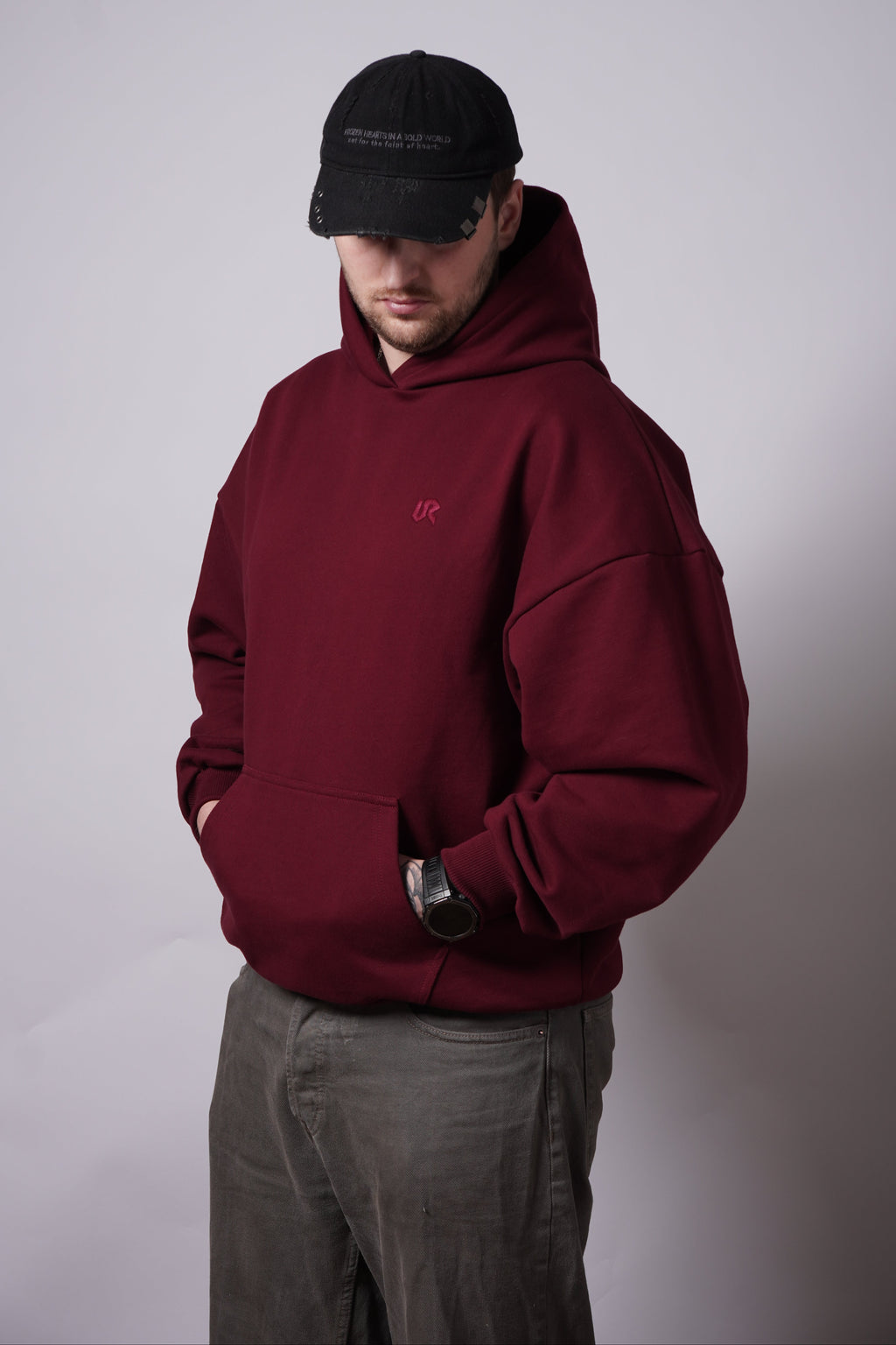 Ultra Heavy Cherry Hoodie 500GSM