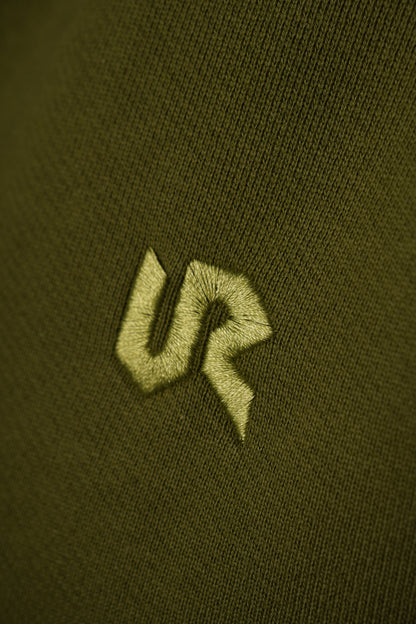 Ultra Heavy Olive Green Hoodie 500GSM