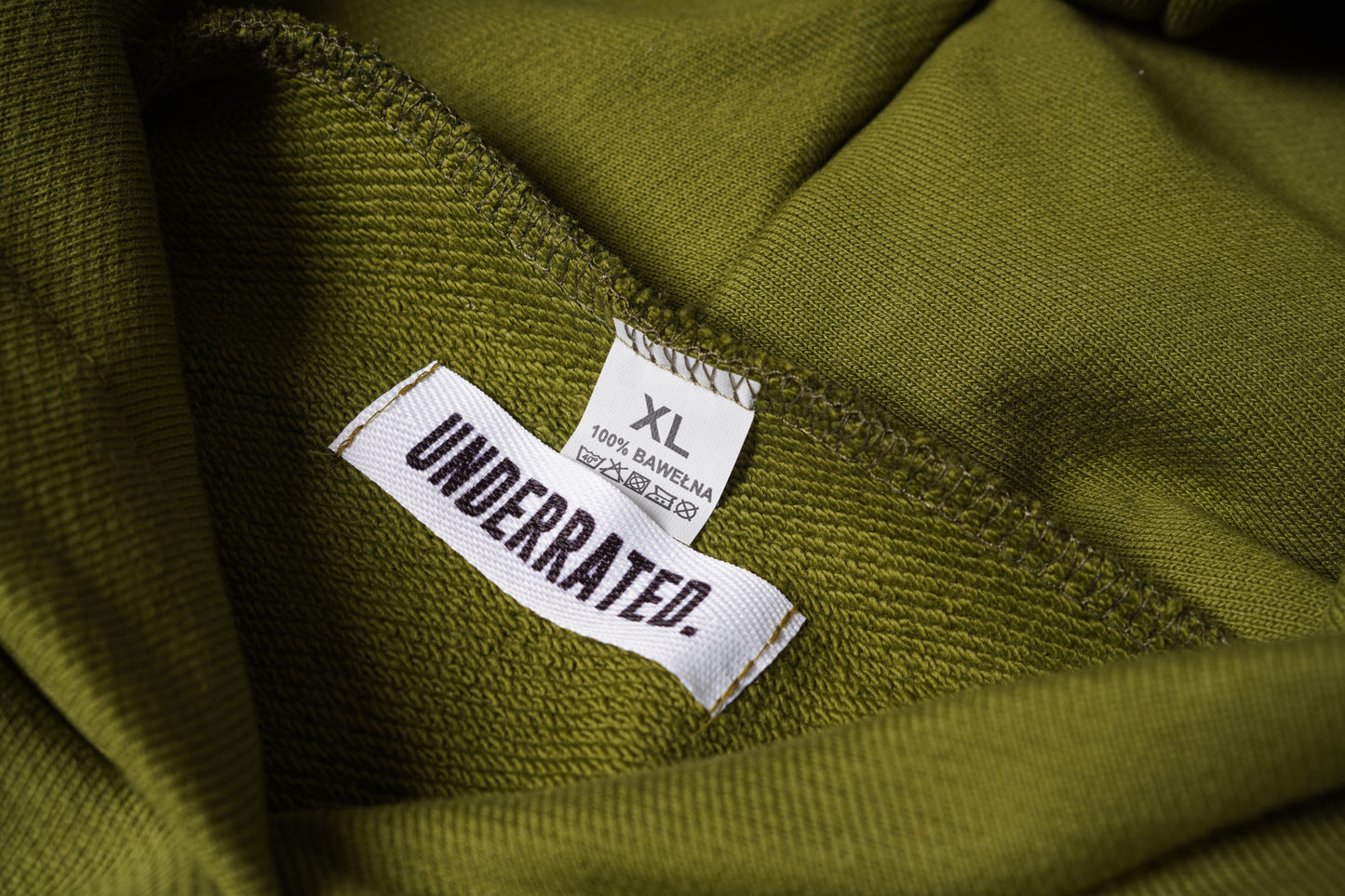 Ultra Heavy Olive Green Hoodie 500GSM