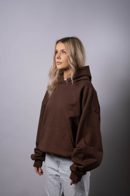 Ultra Heavy Brown Hoodie 500GSM