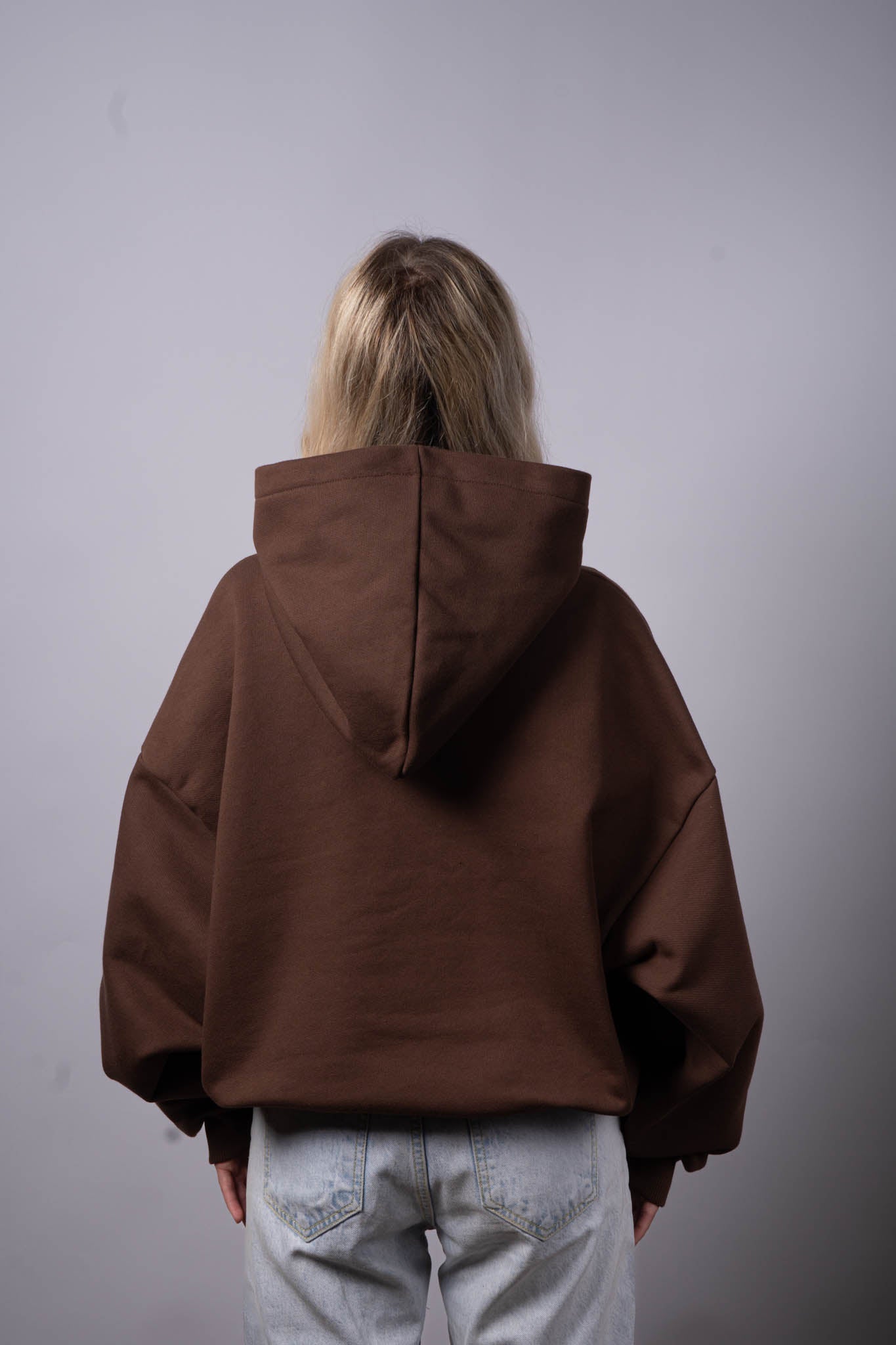 Ultra Heavy Brown Hoodie 500GSM