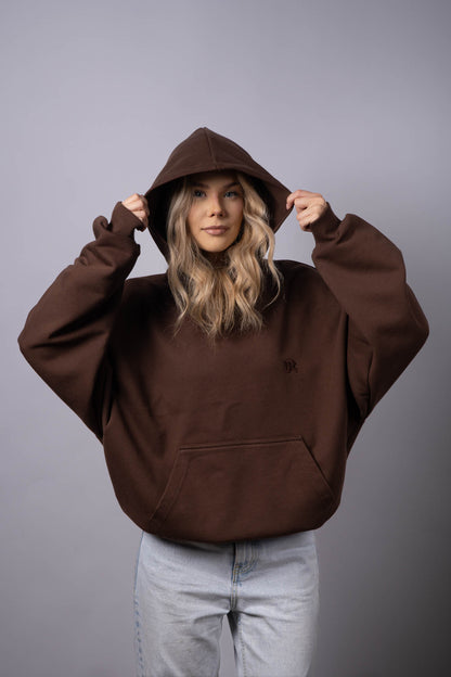 Ultra Heavy Brown Hoodie 500GSM