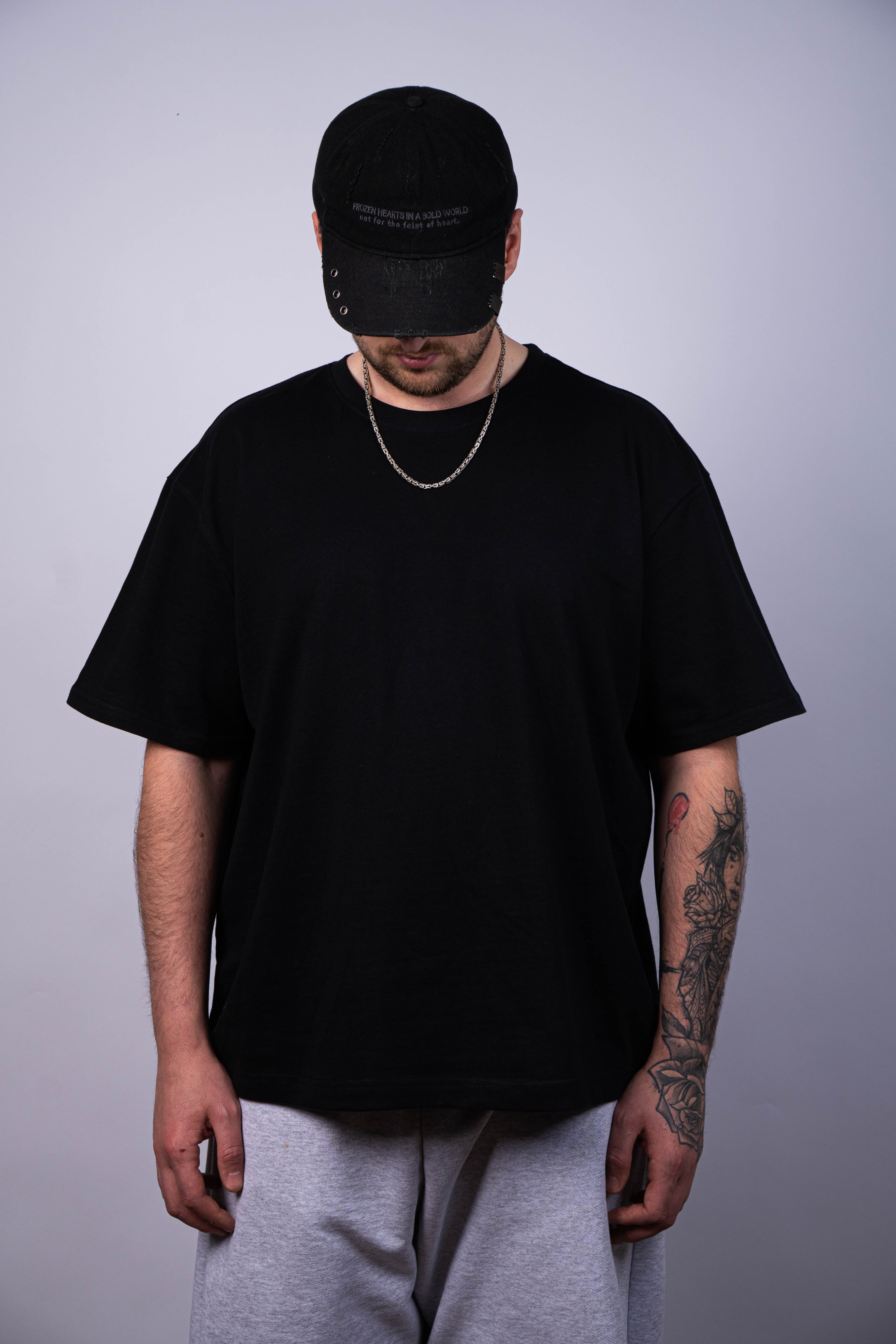 Heavy Black T-shirt 240GSM