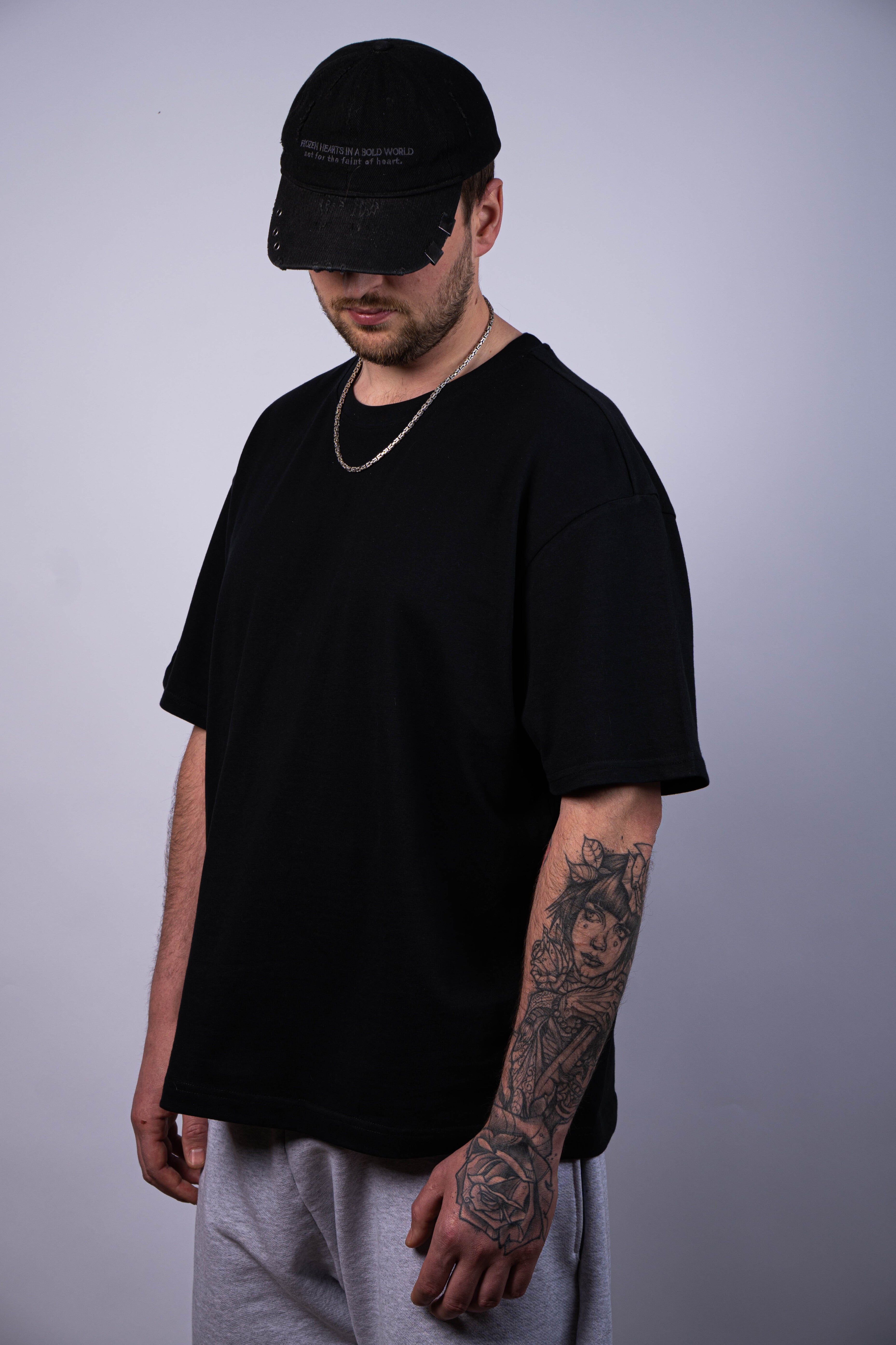 Heavy Black T-shirt 240GSM