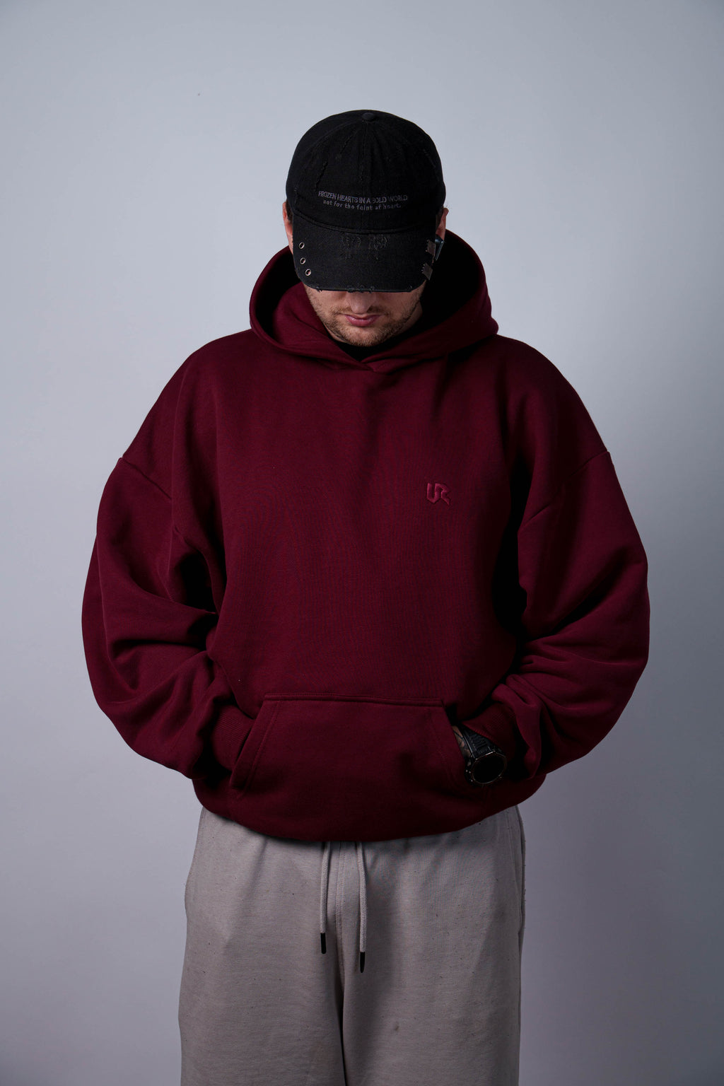 Peach Skin Cherry Hoodie 350GSM