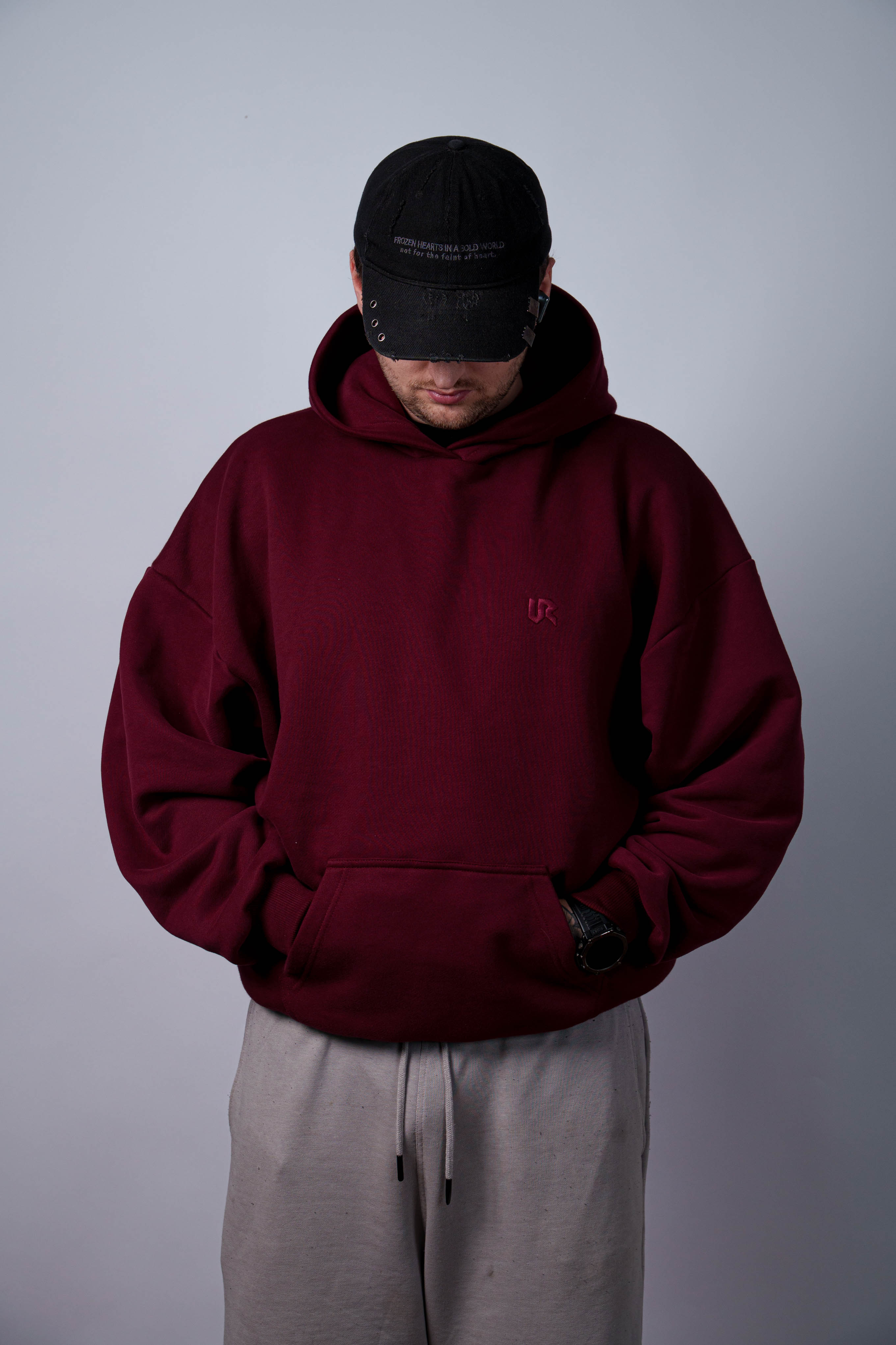 Peach Skin Cherry Hoodie 350GSM