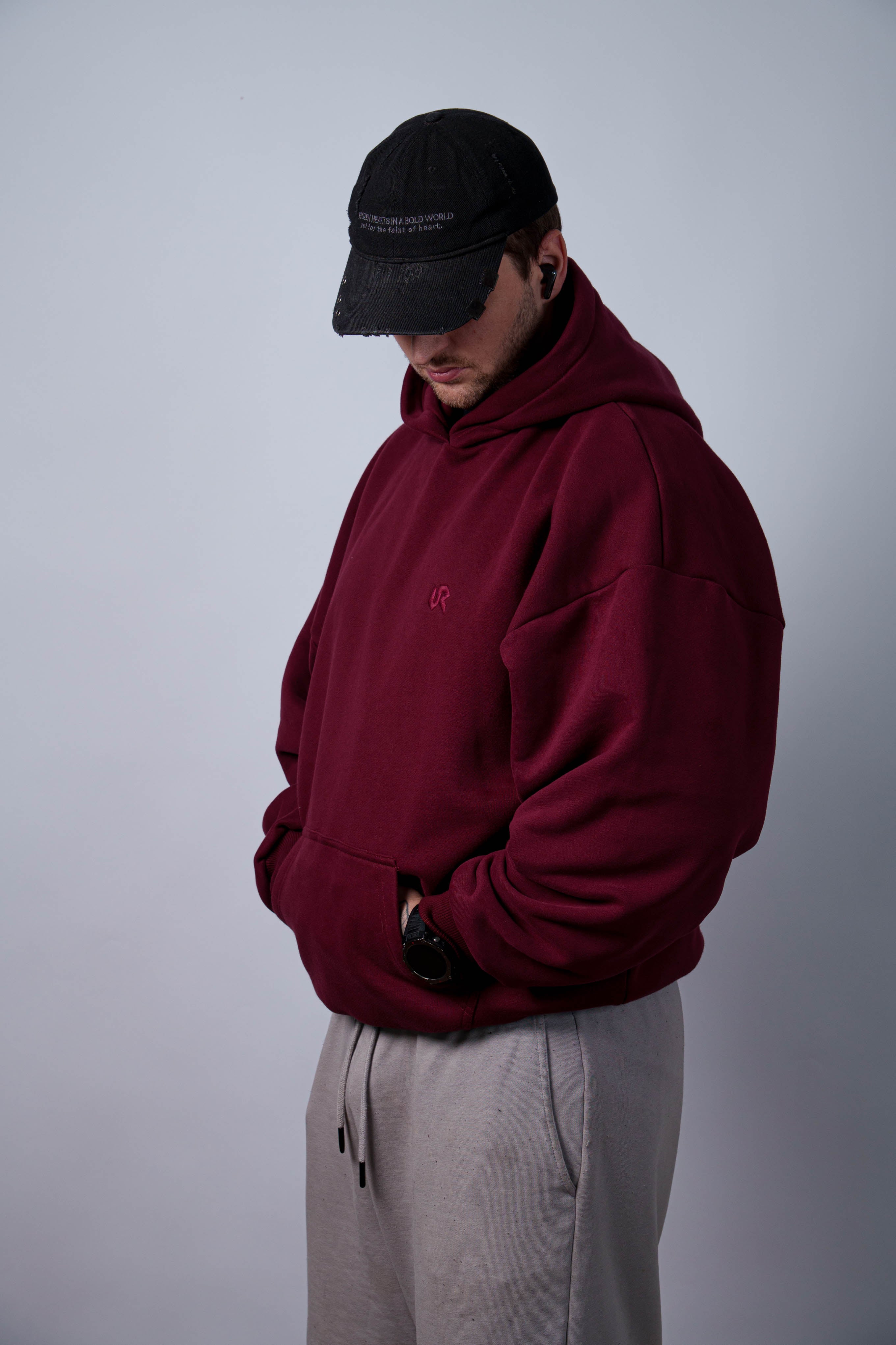 Peach Skin Cherry Hoodie 350GSM