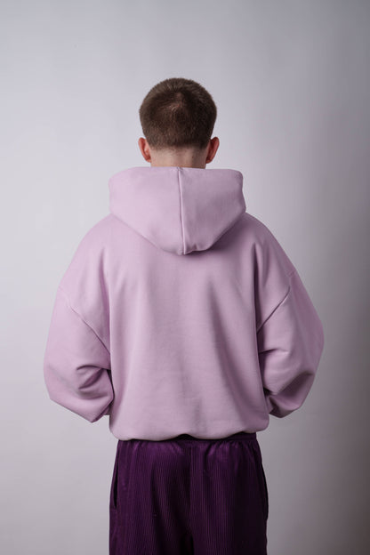 Peach Skin Lilac Hoodie 350GSM