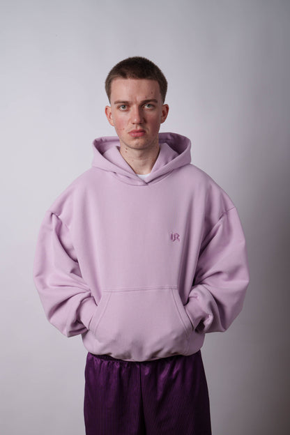 Peach Skin Lilac Hoodie 350GSM