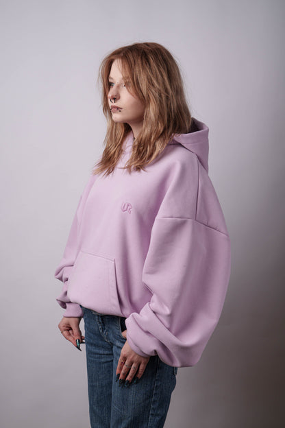 Peach Skin Lilac Hoodie 350GSM
