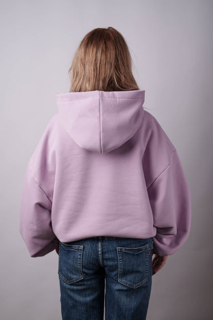 Peach Skin Lilac Hoodie 350GSM