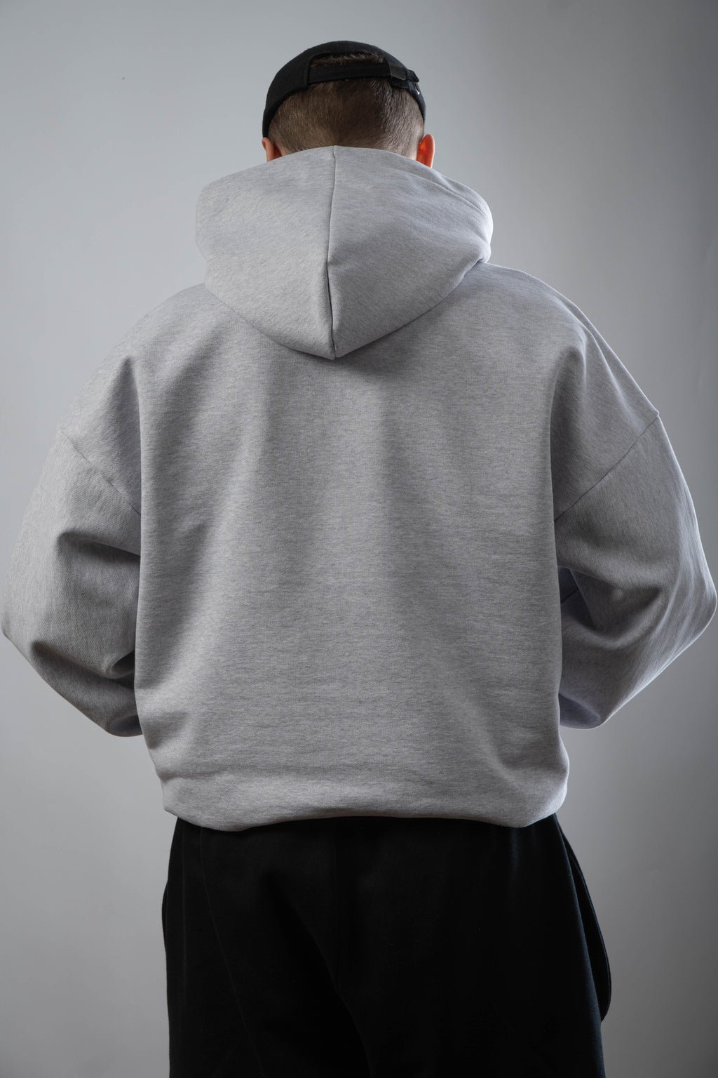 Ultra Heavy Grey Hoodie 500GSM