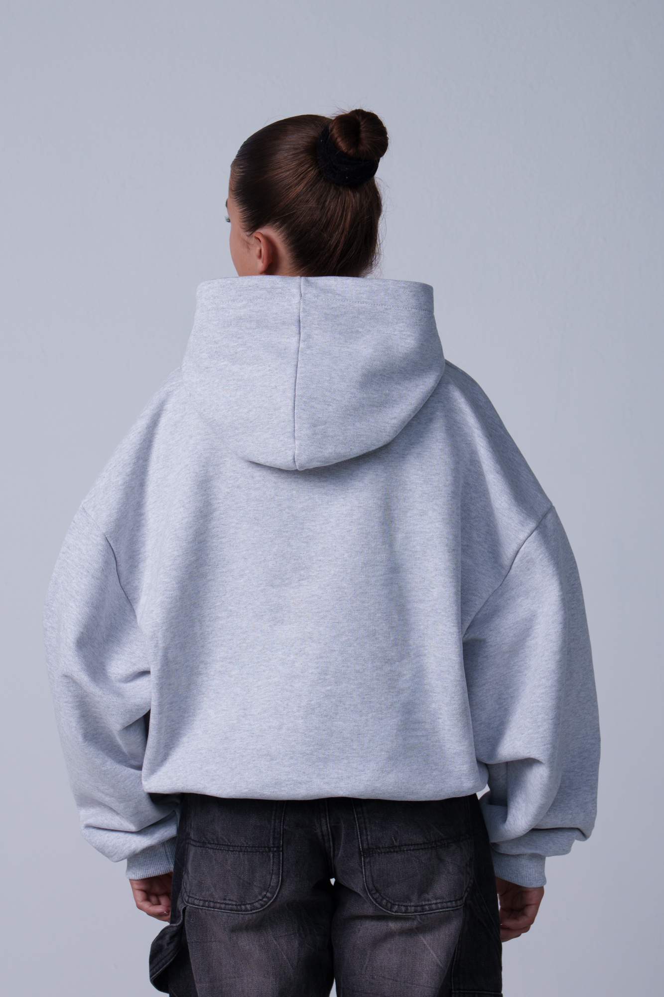 Ultra Heavy Grey Hoodie 500GSM
