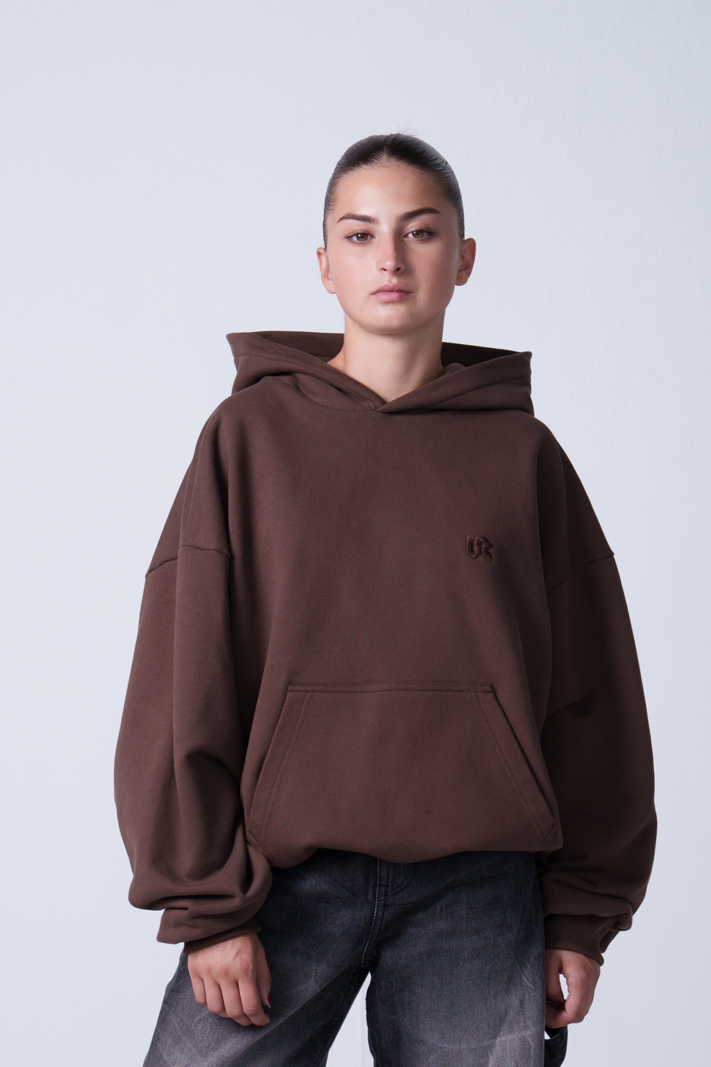 Ultra Heavy Brown Hoodie 500GSM