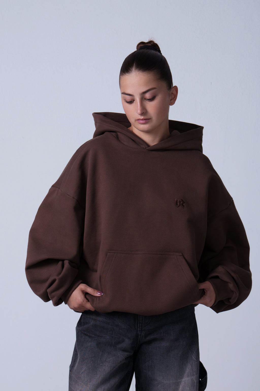 Ultra Heavy Brown Hoodie 500GSM