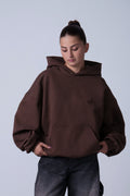 Ultra Heavy Brown Hoodie 500GSM