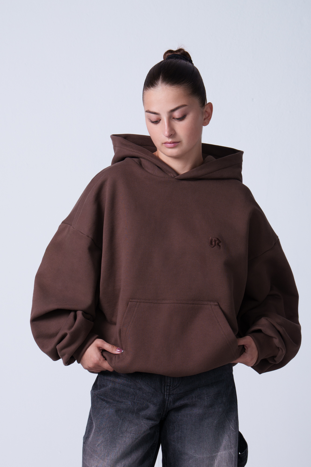 Ultra Heavy Brown Hoodie 500GSM