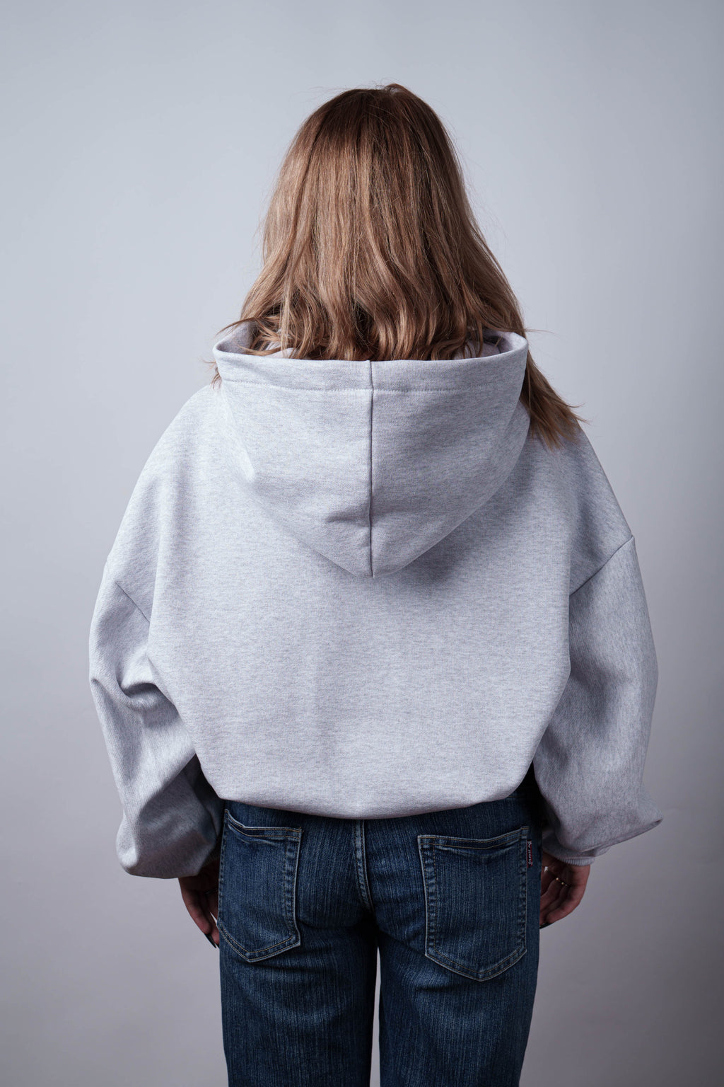 Zip Ultra Heavy Grey Hoodie 500GSM